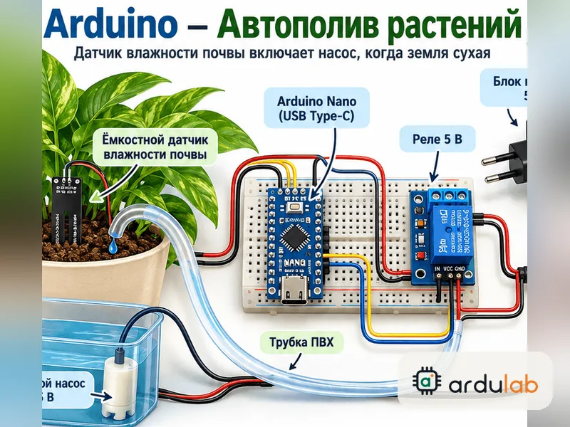 Автополив растений